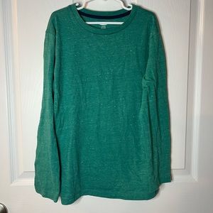 Old Navy Boys Teal Green Long Sleeve Shirt Large 10/12